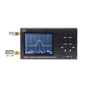 SA6 Преносим анализатор на спектъра 6 Ghz и генератор на сигнали за 2G, 3G, 4G, LTE, CDMA, DCS, GSM, GPRS, GLONASS 4
