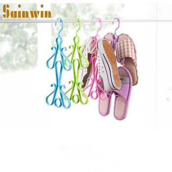 Sainwin 2 бр./лот, Найлонови чорапи, обувки, Малка закачалка за дрехи, кука за перваза на прозореца, подвесная закачалка за обувки, закачалка за вратовръзки, закачалка за кърпи 0