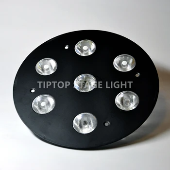 TIPTOP 10 бр./лот Професионален С led Par лампа Сватбен RGBW 7x12 W 4В1 Ъгъл на лъча 25 градуса DMX 512 Управление Гаранция 1 година 3
