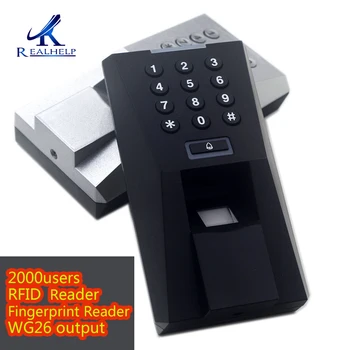 WG26 Изход 2000 потребители на Четец на Пръстови Отпечатъци за Контрол на Достъп, RFID Четец Биометрична Система за Обслужване Система за Достъп до Вратата