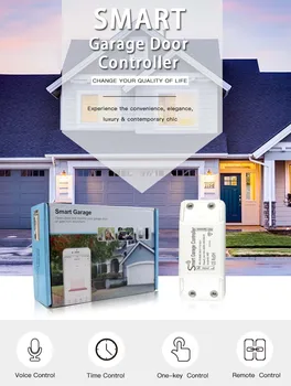 WIFI Ключ Интелигентен контролер гаражни врати с Алекса Google Home и IFTT Smart Life /Sasha APP control умно дистанционно Управление