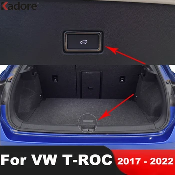 Авто Заден Багажник, Дубликат Гума, Дръжка на Ключа, Тампон За Volkswagen VW T-Roc TROC 2017-2019 2020 2021 2022 Аксесоари За Интериора