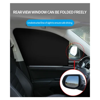 Авто сенника на Прозореца Защита на личния живот за Къмпинг Магнитен Авто Козирка UV-Защита на Автомобилен Завеса Авто сенника На Прозореца 2