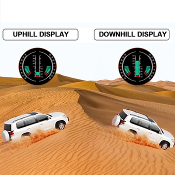 Авто Централен Дисплей KMH MPH Метър Аларма за Превишаване на Скоростта на Скоростта на GPS HUD Цифрови Датчици 5,2 Инча(ове) на Екрана на Аксесоари за Автомобили 1