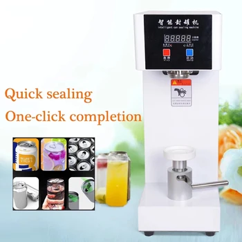 Автоматична Машина за Запечатване напитка Магазин Чай с мляко Може машина за Запечатване на алуминиево Банки бира машина за запечатване на запечатването Кола