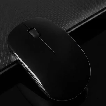 Безжична Оптична Мишка в Черен Цвят 2,4 Ghz За Бизнес-Офис Безжична Мишка с USB Приемник Мишката, за КОМПЮТЪР, Лаптоп 0