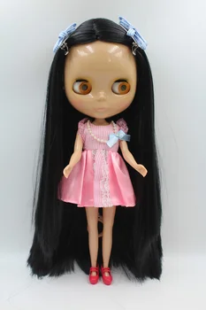 Безплатна Доставка, промоция, RBL-324, направи си сам, гол кукла блайт tait, подарък за рожден ден за момиче, 4 цвята, кукла с големи очи, с красиви коса, сладка играчка