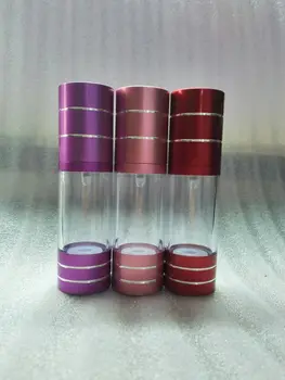 бутилка от 30ml purpurea/червена/розова безвоздушная за серум/лосион/емулсия/бутилка опаковки учредительства козметична пластмасова