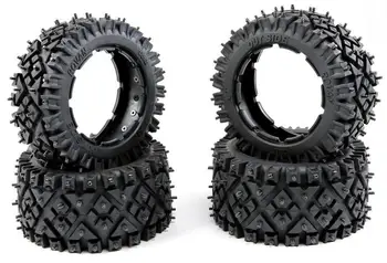 Вездеходные ноктите укрепват нескользящие гуми, осигуряват най-високо сцепление и по-голяма устойчивост на износване за ROVAN HPI KM BAJA 5B