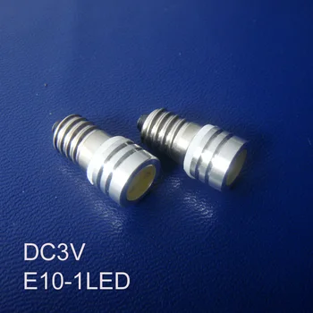 Високо качество на DC3V E10 Led Таблото лампа, Led Сигнална лампа E10 Led Индикатор лампа E10 Led Контролна лампа Безплатна доставка на 10 бр./лот