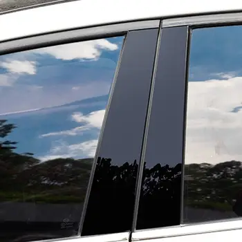 Вратата B C Часова Огледало Тампон Формоване Тапицерия Черен Нов Подходящ За Hyundai Tucson 2016-2018 Външни Детайли Хром Стайлинг 4