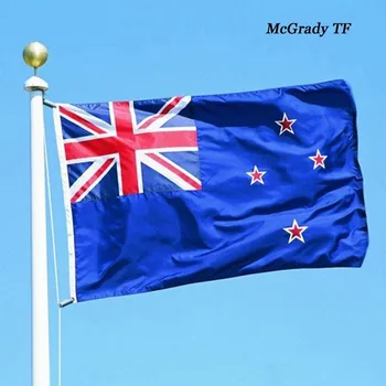 Голям Флаг Нова Зеландия, Национален Банер от Полиестер, Офис/Събитие/парад/Фестивал/Декорация на дома, Флаг Нова Зеландия, Директна Доставка