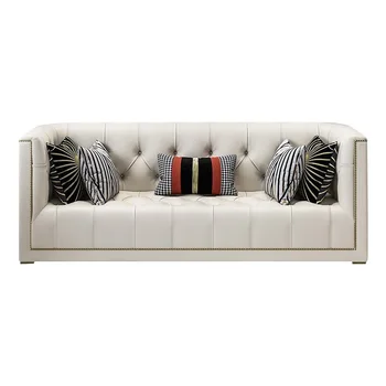 гореща разпродажба кадифена мека мебел за дневна луксозен диван комплект 2