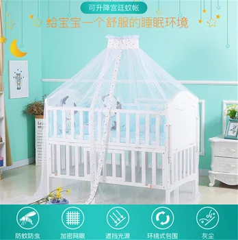 Детска Mosquito Net Лятна Окото Купол Пердета За Спалня Окото Новородени Бебета Преносим Престилката Детски Легла 2
