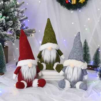 Джудже Коледна Безлични Кукла Забавни Коледни Декорации За Дома Коледен Орнамент Коледа Навидад Натальный Нова Година 2023 4
