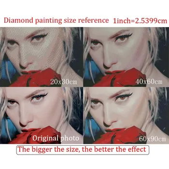 Диамантена Бродерия Ръчна изработка на Снежните Елени и Протеини Diamond Модел 5D САМ Картини Бродерия на кръстат бод Мозаечни Етикети Начало Декор 5