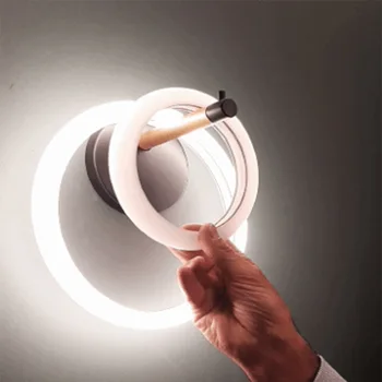 дизайнерски пръстен droplight ring пример за оформяне на стаите в led скандинавските модерни и договорни лампи и осветление за всекидневната 1