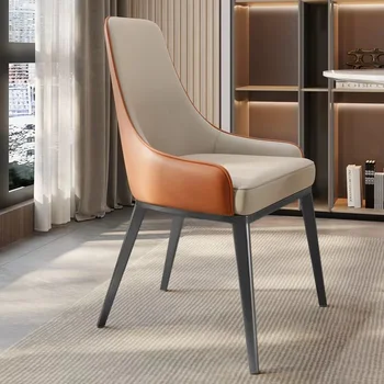 Дизайнерски Трапезни Столове За Дневна Луксозна Кухня Модерни Столове Спалня Кожени Столове Para El Hogar Централизирана Мебели LQQ25XP