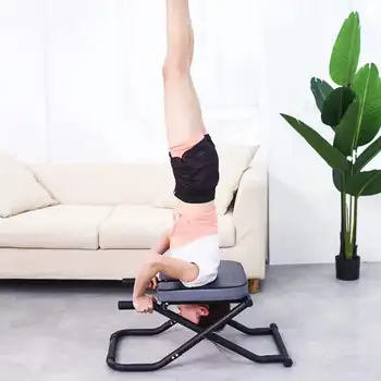 Домашно Упражнение Сгъваема Стойка За Йога На Главата Пейка Поставка Инверсионный Стол