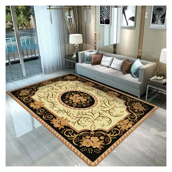 Европейският класически бохемски килим за хола може да бъде отпечатана на поръчка домашен европейския килим 4