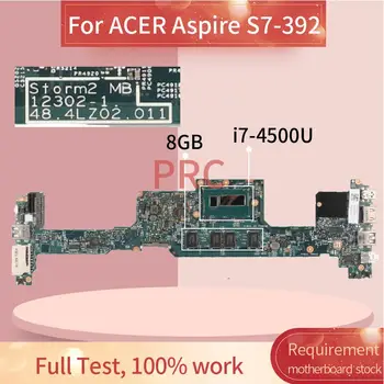 За ACER Aspire S7-392 i7-4500U дънна Платка на лаптоп 12302-1 SR16Z 8 GB памет, дънна Платка на Лаптоп