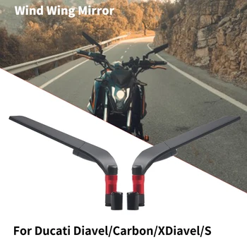За Ducati Diavel/Carbon/XDiavel/S Кодиращо HYPERMOTARD Универсално Мотоциклетное Огледалото на Предното Крило странично огледало за обратно виждане