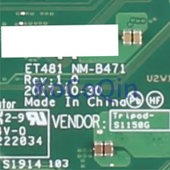 За LENOVO Thinkpad T480S Core I5-8350U 4 GB дънна Платка на лаптоп 02HL830 01LV620 01YU138 ET481 NM-B471 SR3L9 дънна Платка на лаптоп 4