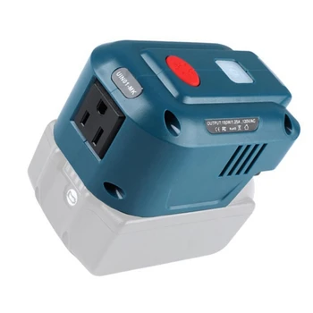 За Ma-Kita 18 Литиева Батерия, Инвертор Преносим Генератор Мощност USB Адаптер С Led Подсветка За Ma-Kita BL1830