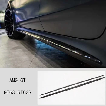 За Mercedes Benz AMG GT63 GT63S 4 Врати 2019-2023 Днешно Въглеродни Влакна Предната Устна Заден Дифузьор, Броня Странични Пола Комплект Спойлер