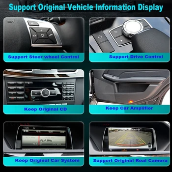 За Mercedes Benz E Class S212 W212 2008-2014 Andriod Авто NTG4.0/4.5 Авто радио Bluetooth GPS Навигация на екрана на Главното устройство WiFi 4