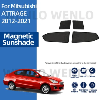 За Mitsubishi ATTRAGE 2012-2018 Автомобили Солнцезащитная Шторка На Предното стъкло, Магнитна Мрежа, Вътрешна Солнцезащитная Капак, Стъклена Солнцезащитная Окото