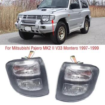 За Mitsubishi Pajero MK2 II V33 Montero 1997 1998 1999 Авто Предна Броня Страничен Маркер Ъглов Указател на Завоя Лампа