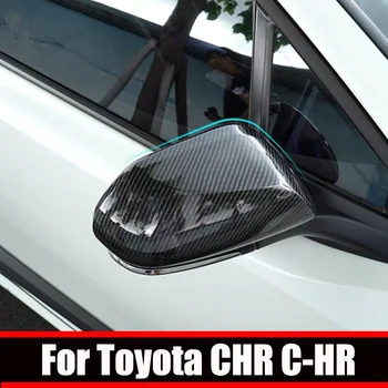За Toyota CHR C-HR XA10 2018-2022 ABS в Страничните Огледала за обратно виждане Тампон върху огледалото за обратно виждане Стикер ивица на Външни Аксесоари