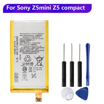 Замяна на Батерията LIS1594ERPC За SONY Xperia Z5C Z5 mini E5823 z5 компактна Акумулаторна Батерия За Телефон 2700 mah