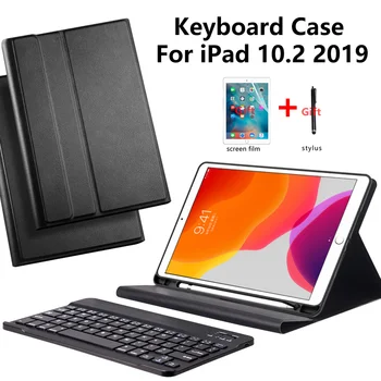 Защитен Калъф за Клавиатура за iPad на 7-то Поколение 10,2 инча 2019 Калъф за Клавиатура на таблета funda capa за iPad 7 с Притежател на Молив