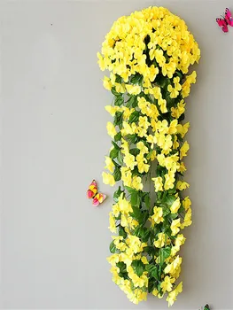 Имитация на Зелен Растения Монтиране на украса поставка за цветя, Сватбен Реквизит Фалшив Цвете Потолочное Украса 4