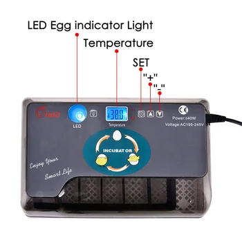Инкубатор за яйца цыплятины цыплятины контрол на температурата 12 цифров св KODAK напълно автоматичен за гореща продажба
