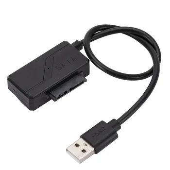 Кабел за трансфер на данни SATA USB2.0 USB Кабел за SATA Easy Drive 2,5-инчов твърд диск SATA Кабел 0