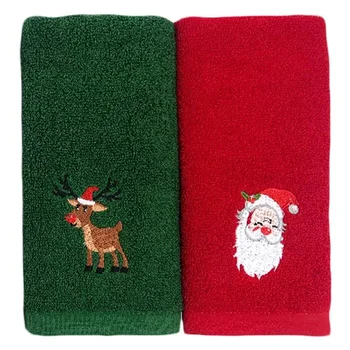 Коледна Кърпа За Измиване На Лицето Сладък Дядо Коледа Лосове Кърпа За Лице Плат За Мъжки Домашни Баня Женски Кърпи Коледен Подарък 3