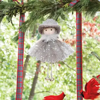 Коледна Украса Ангел Кукла Ангел Кукла Висулка Дърво Висящи Украшения Коледно Дърво Украшение Кукла, За Декорация На Дома 4
