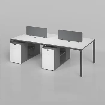 Комбинация от бюрото и стола за офис на персонала 3