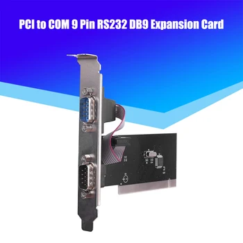 Конектори на Серийния Порт PCI Карта PCI to COM 9 Pin RS232 Интерфейс DB9 Тенис на Промишлен Компютър за Управление на Адаптер за Разширяване Карта 1