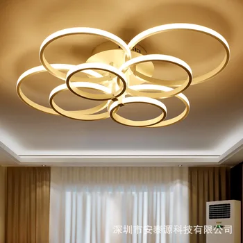 лампа потолочное осветление за таван с висящи лампи, лампа, модерен полилей с led таванна лампа полилей таван led таван