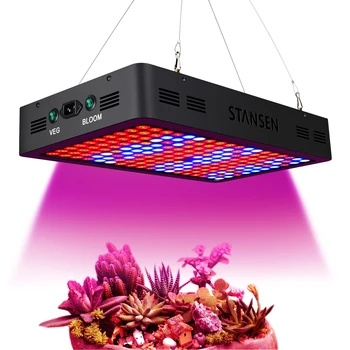 Лампи за отглеждане на растения хидропонно мощност 1800 W за Отглеждане Стайни растения с пълен набор от Обектива VEG / BLOOM Регулируеми