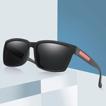 МАРКОВИ ДИЗАЙНЕРСКИ Класически Поляризирани Слънчеви Очила За Мъже И Жени За Шофиране В Квадратна Рамка, Polaroid Слънчеви Очила за Мъже Мъжки UV400 Gafas De Sol