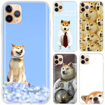 Мек Силиконов Калъф За iPhone 13 11 12 Pro X XS Max XR 6 6S 7 8 Plus SE Mini Cover Doge Shiba
