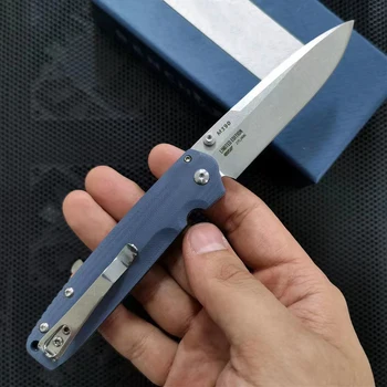 Мини BM 485 Тактически Сгъваем Нож G10 Дръжка Открит Къмпинг Самоотбрана Висококачествени Военни Ножове Джобен Инструмент EDC