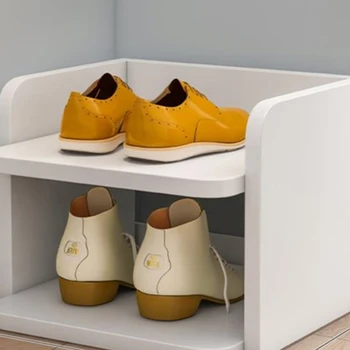 Модерен Многослоен Проба Компактни Обувки Шкафове Преносим Рафтове За Обувки, Антре с Декор на Малки Мебели За Дома meuble chaussure