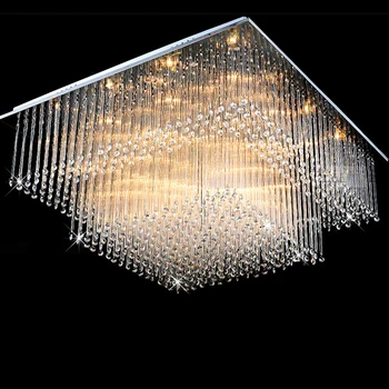 Модерни Кристални Полилеи Тавана лампа светва Лампа LED Вътрешен Тавана Повърхността на Тавана Лампа За вътрешно осветление 1