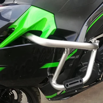 Мотоциклет Преоборудване на Защита на Резервоара Защита От Останките на Двигателя Барове Рамка За kawasaki ninja 400 2018 2019